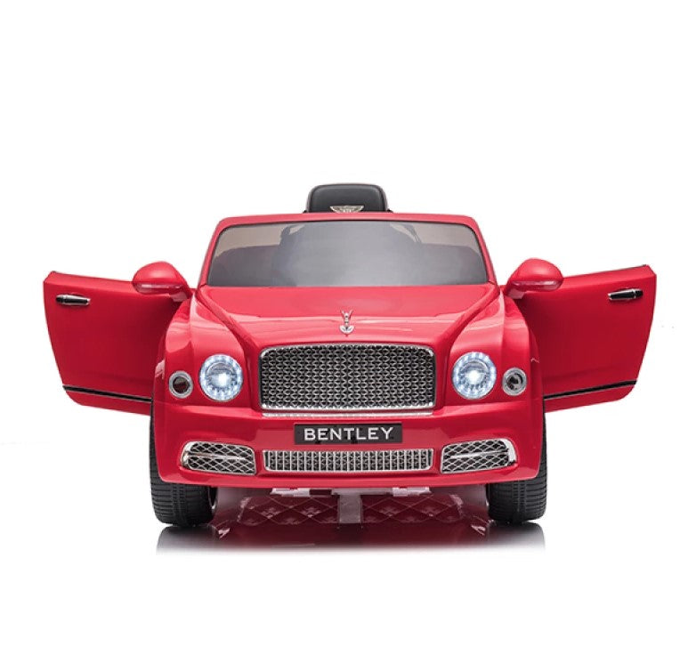Bentley Mulsanne Kids Electric Ride On - 12V- Red