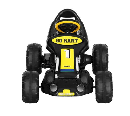 Pedal Powered Childrens Go-Kart - Black