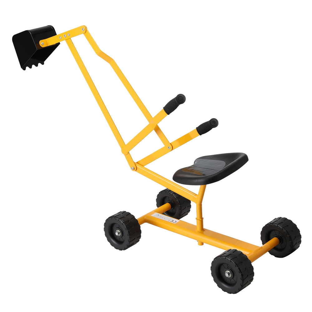 Keezi Kids sandpit Digger/Excavator - Yellow