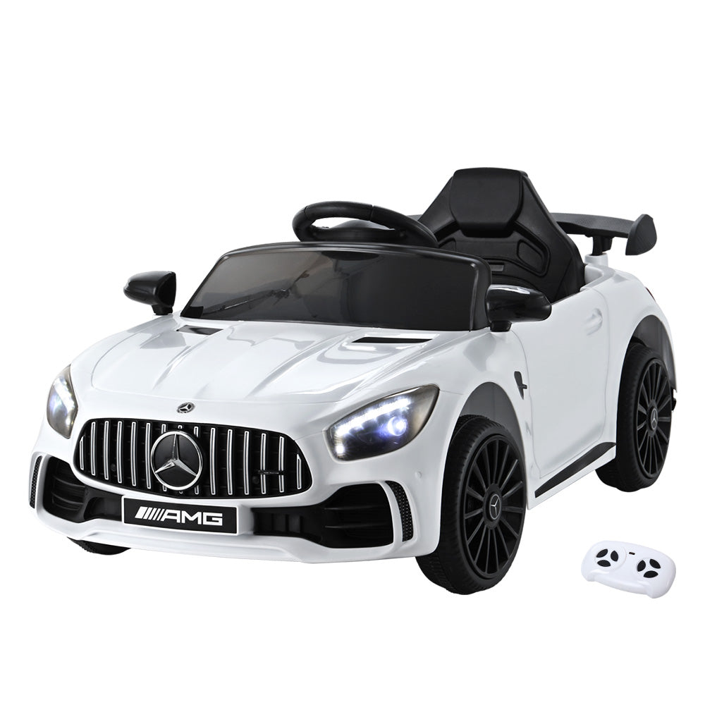 Mercedes-Benz AMG GTR Licensed Electric Ride On Car - White