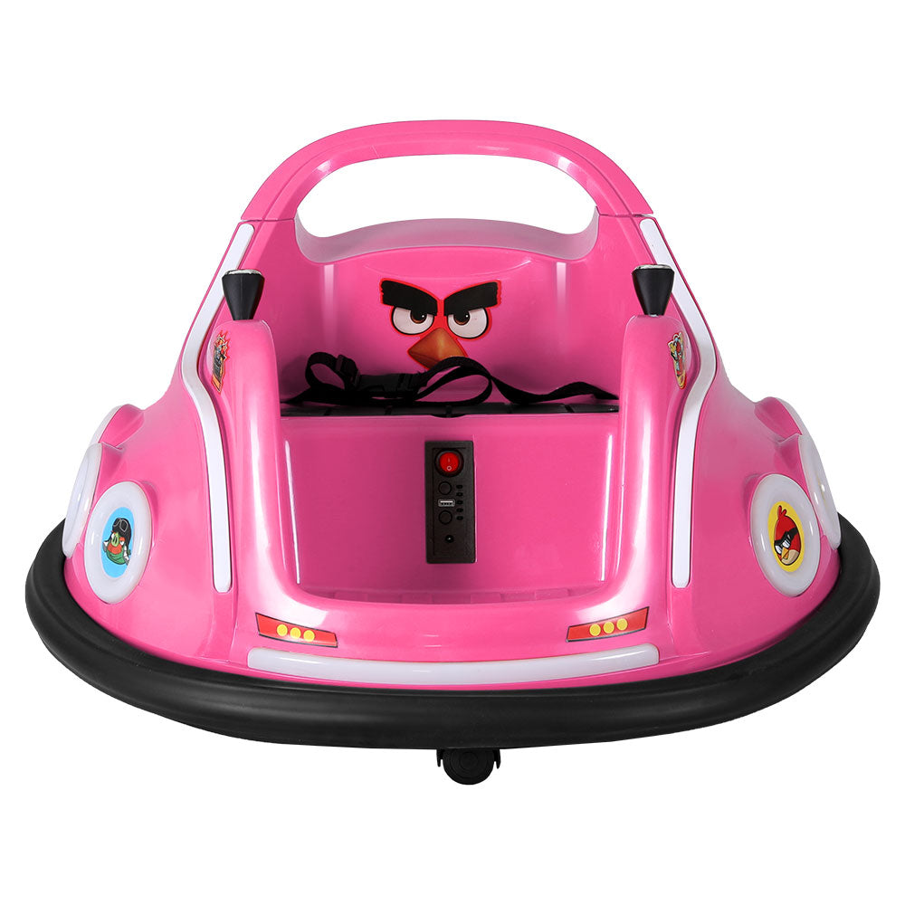 Angry Birds Kids Ride On Bumper Car - Pink