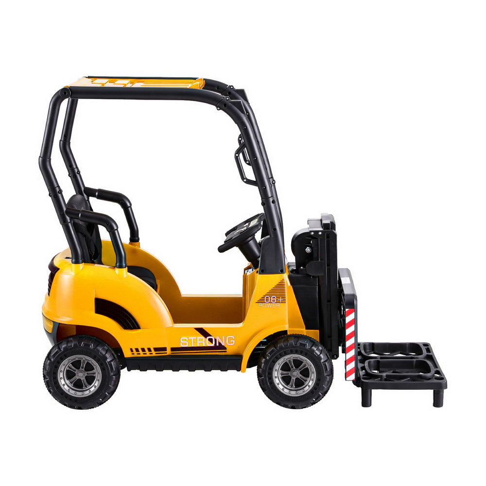 Rigo Kids Electric Ride On Car Forklift Loader - Yellow
