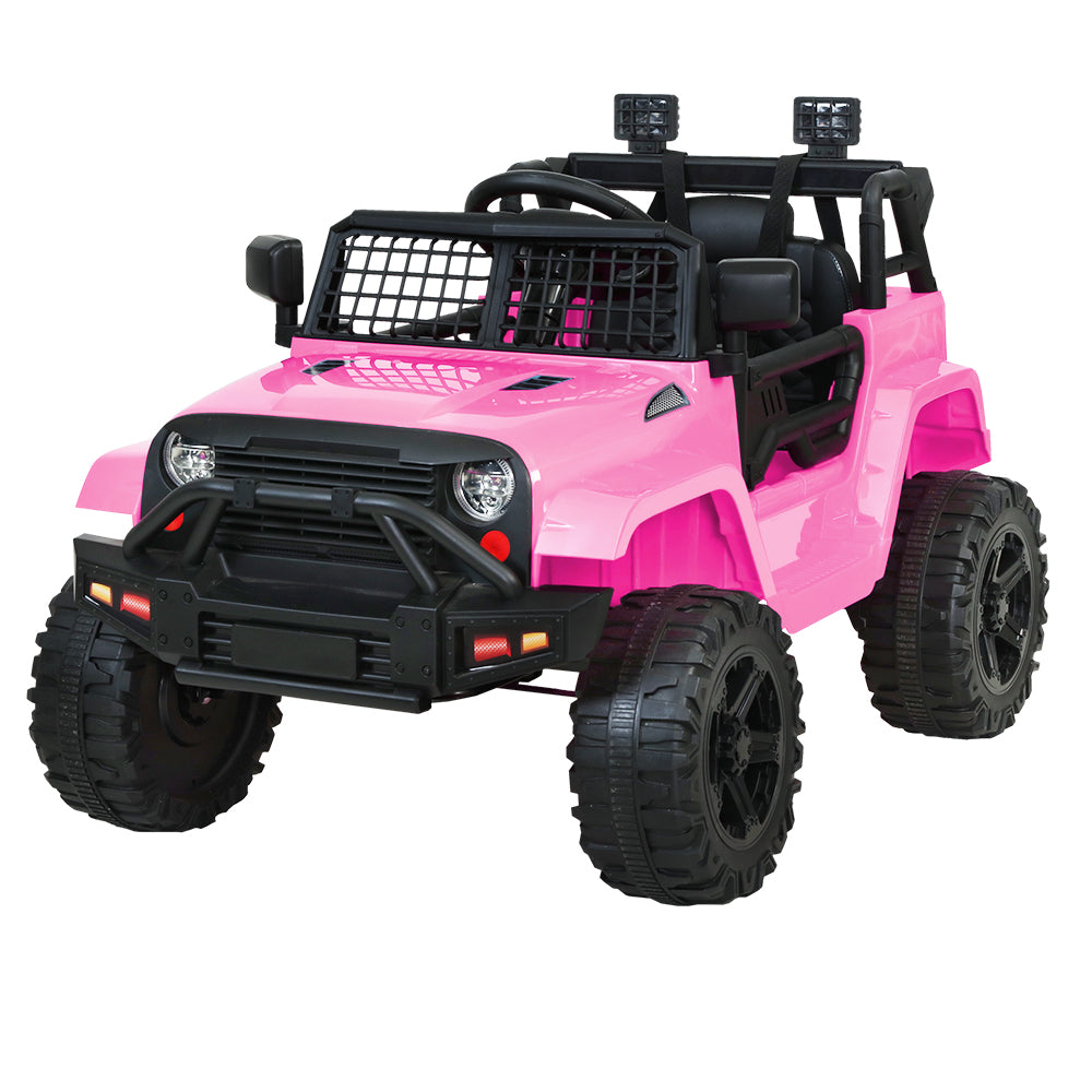 Rigo Jeep Kids Electric Ride On Car - Pink