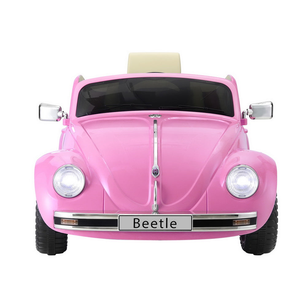 Volkswagen Beetle Electric Kids Ride On Car - Pink