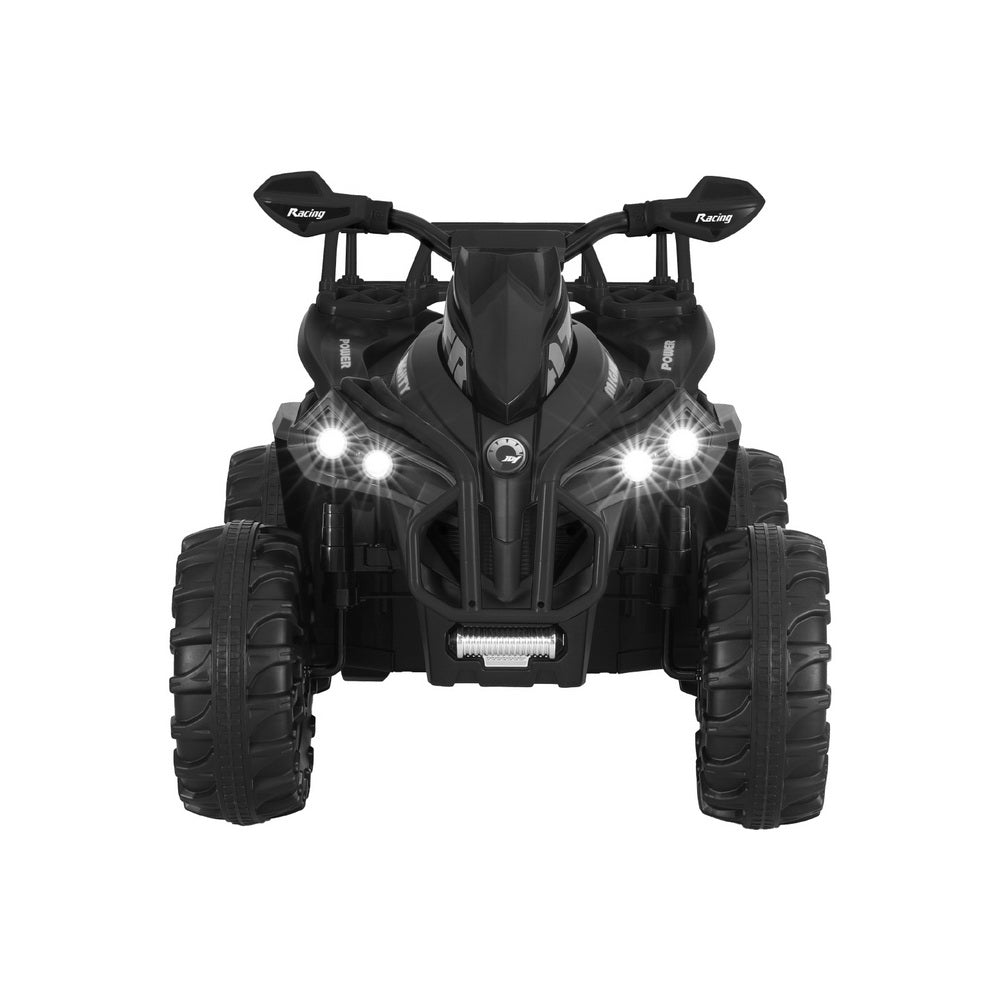 Rigo Kids Electric ATV Quad Bike with Storage - Black