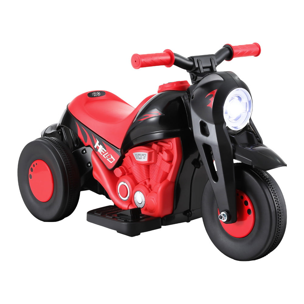 Rigo Kids Electric Motorcycle with Bubble Maker - Red