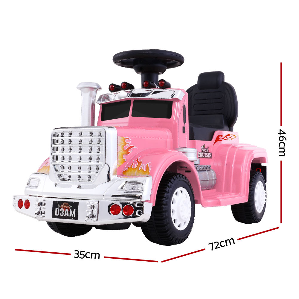 Rigo Kids Electric Ride On Truck - Pink