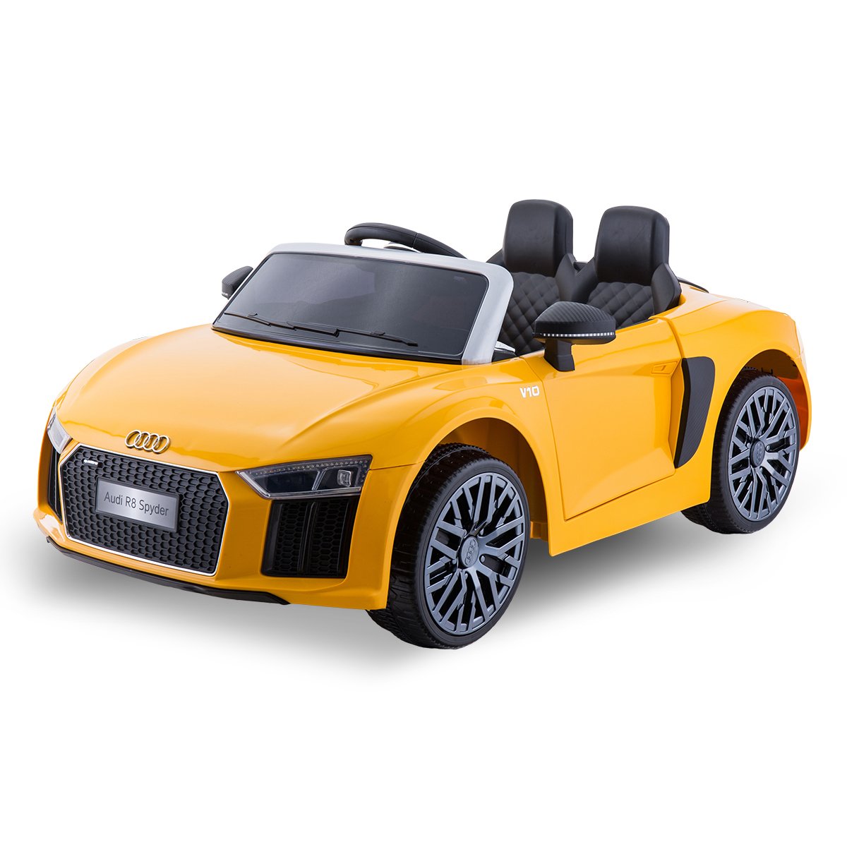 Audi Licensed R8 Spyder Electric Ride On Car - Yellow