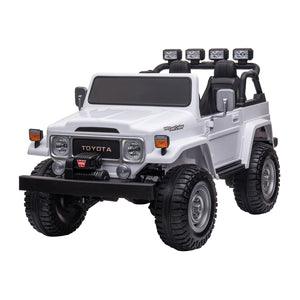 Kahuna Licensed Toyota FJ-40 Electric Car - White