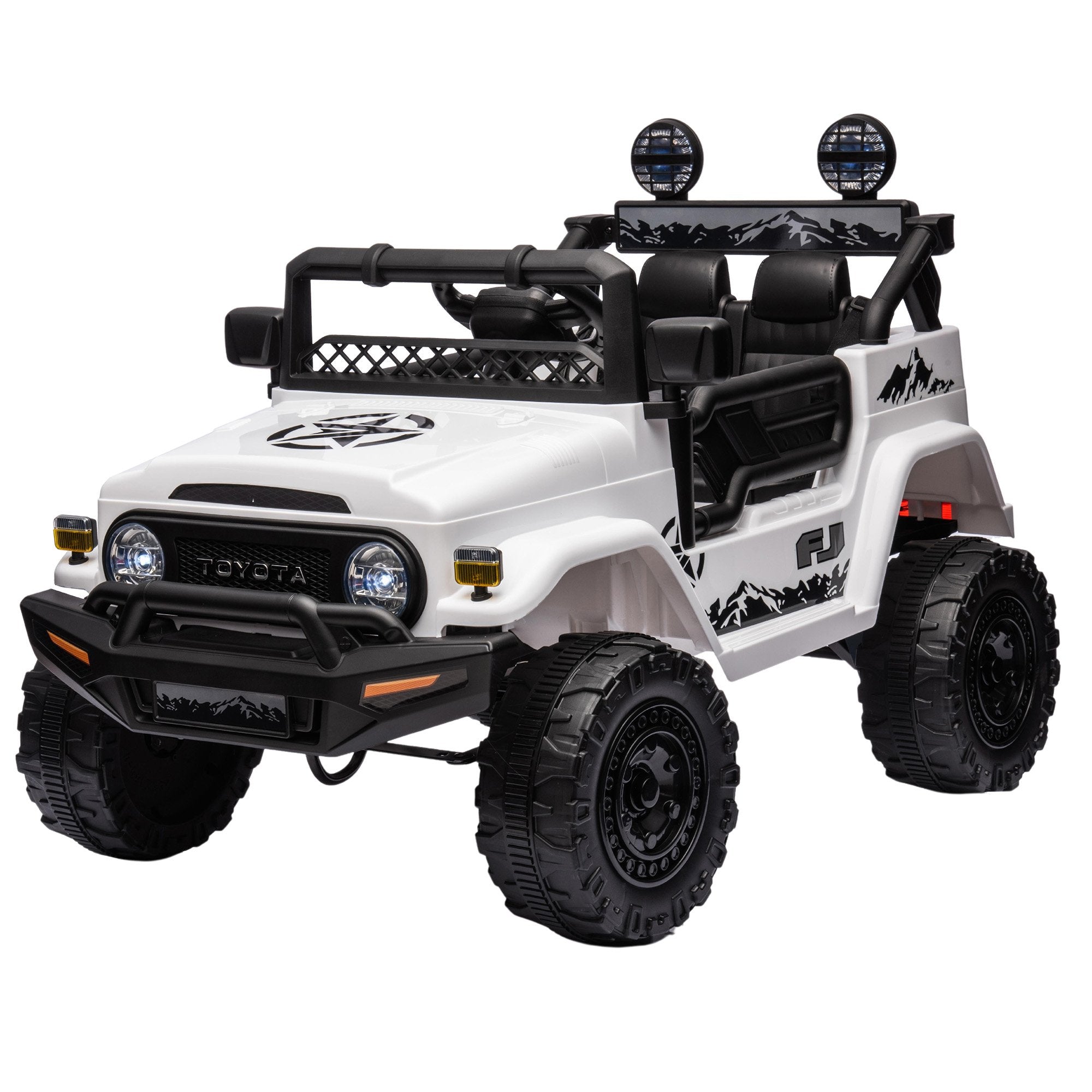 Kahuna Toyota Fj Cruiser Electric Kids Ride-on Car - White