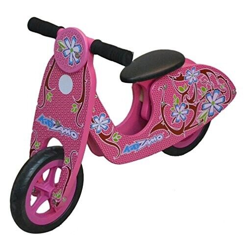 Kidzamo Maria 12" Wooden Balance Scooter for Kids - Pink