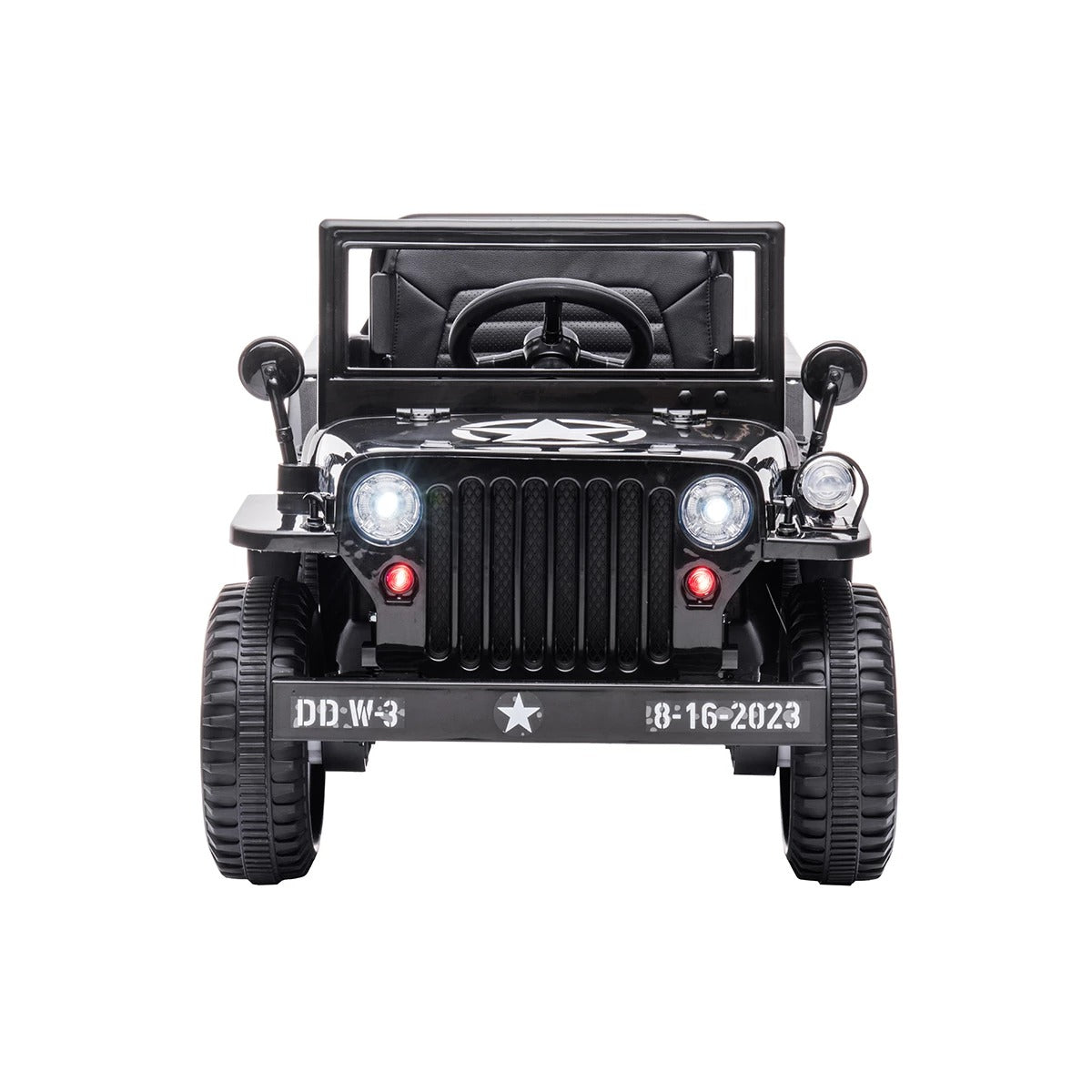 Go Skitz Willys Jeep Electric Ride On - Black