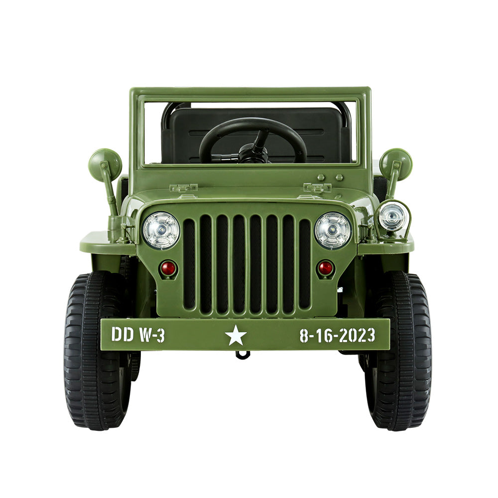 Rigo Jeep Military Off Road  Ride On Car - Olive
