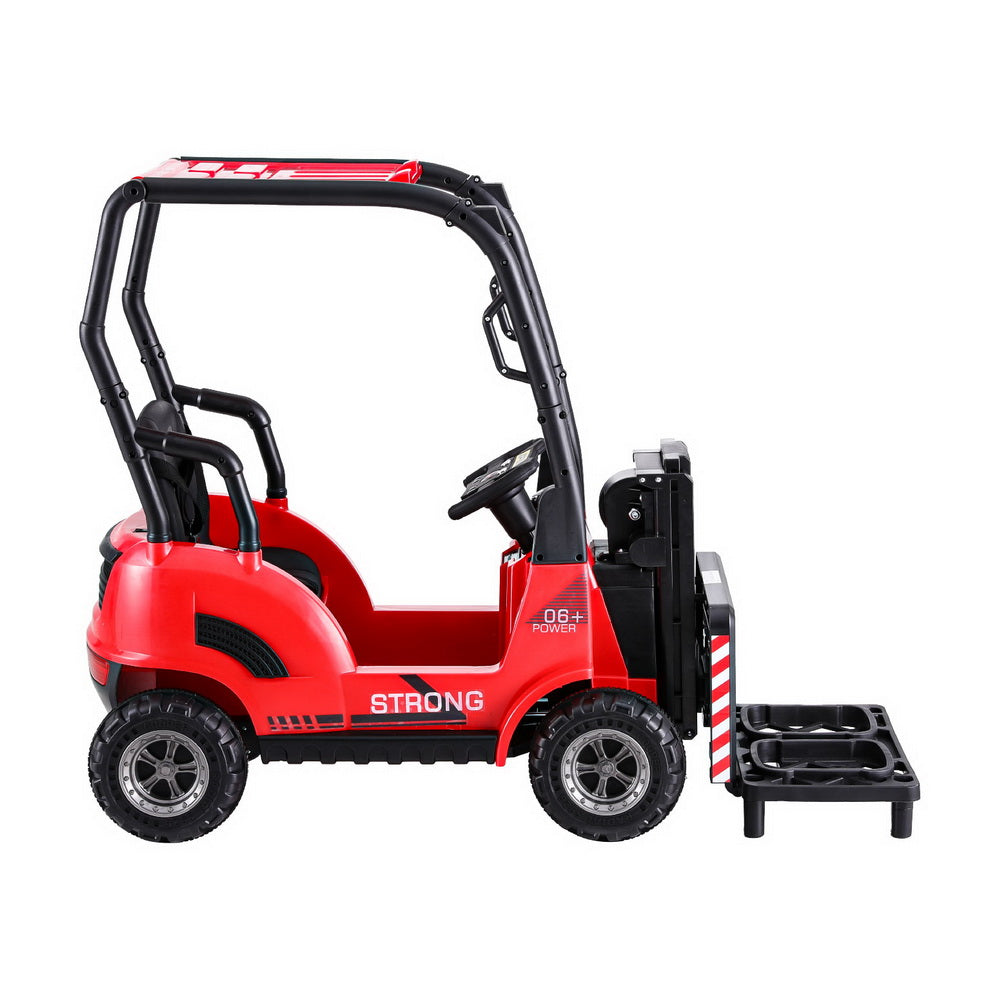 Rigo Kids Electric Ride On Car Forklift Loader - Red