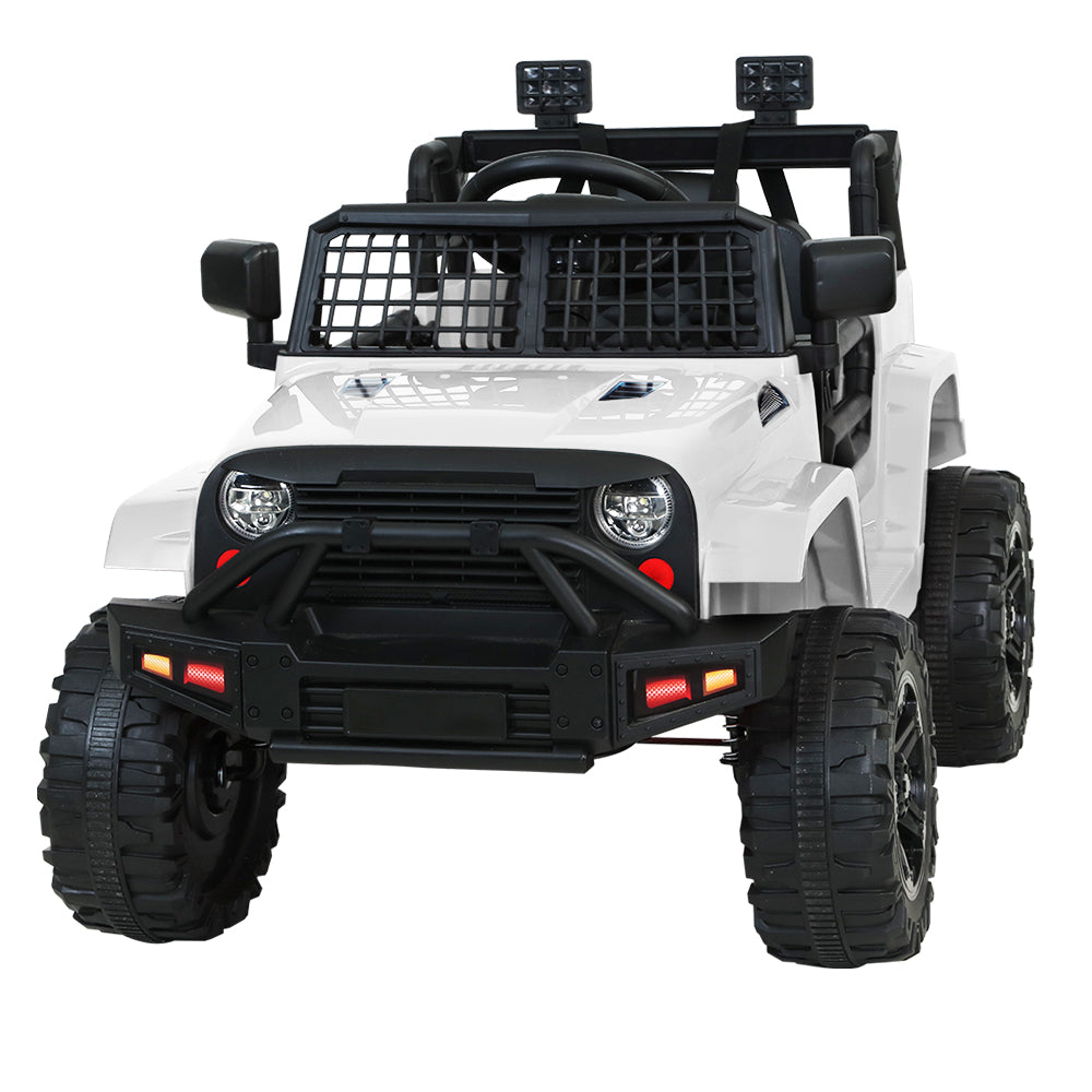 Rigo Jeep Kids Electric Ride On Car - White