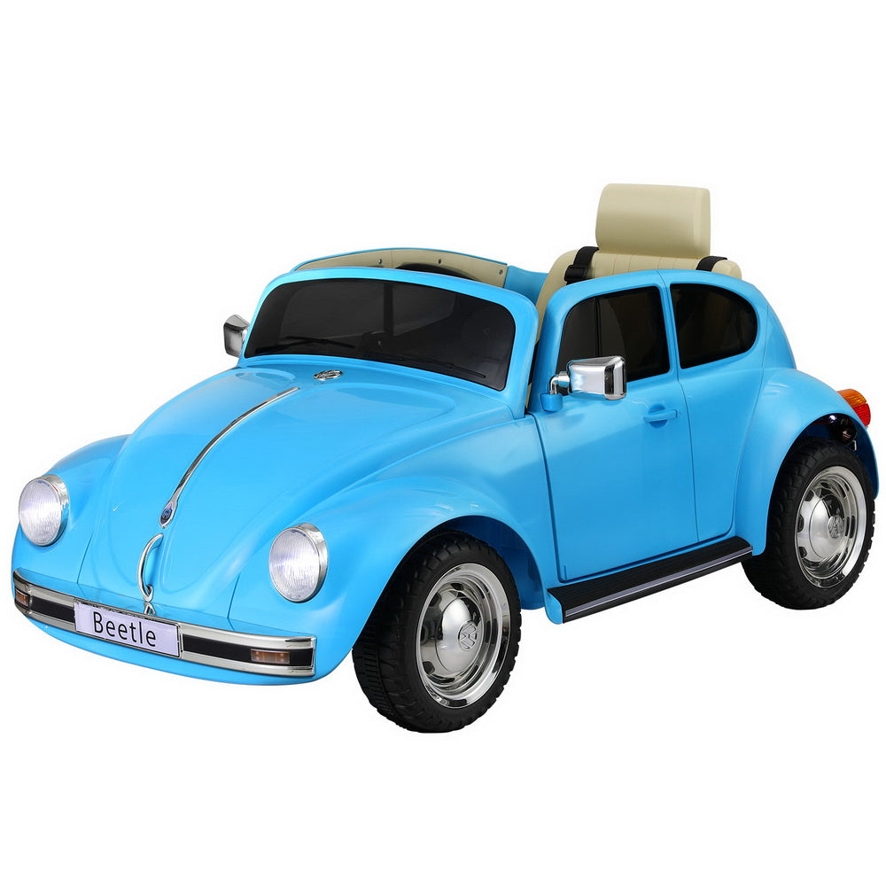Volkswagen Beetle Electric Kids Ride On Car - Blue