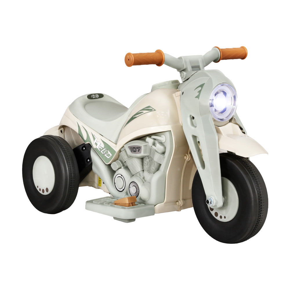 Rigo Kids Electric Motorcycle with Bubble Maker - Green