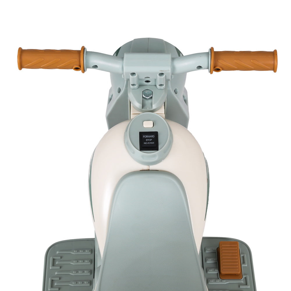 Rigo Kids Electric Motorcycle with Bubble Maker - Green