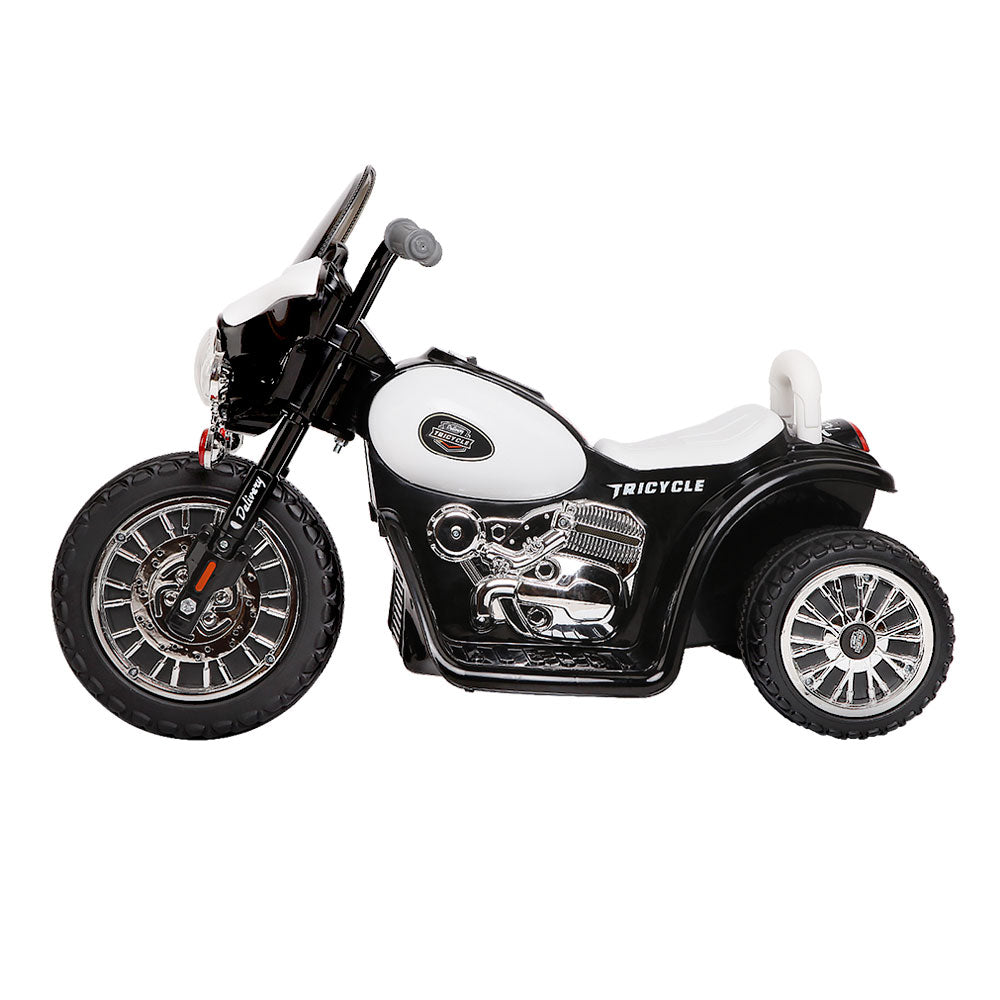 Rigo Kids Ride On Police motorcycle (Harley Davidson-Inspired) - Black