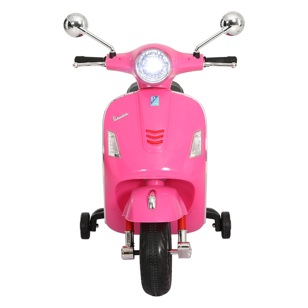 Vespa Licensed GTS Electric Ride On Motorcycle - Pink