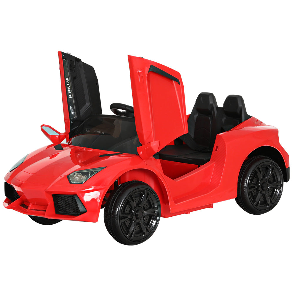 Rigo Ferrari-Inspired Kids Electric Ride On Car - Red