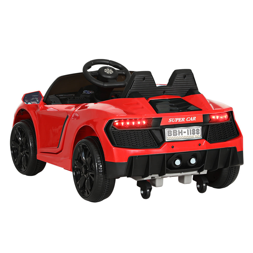 Rigo Ferrari-Inspired Kids Electric Ride On Car - Red