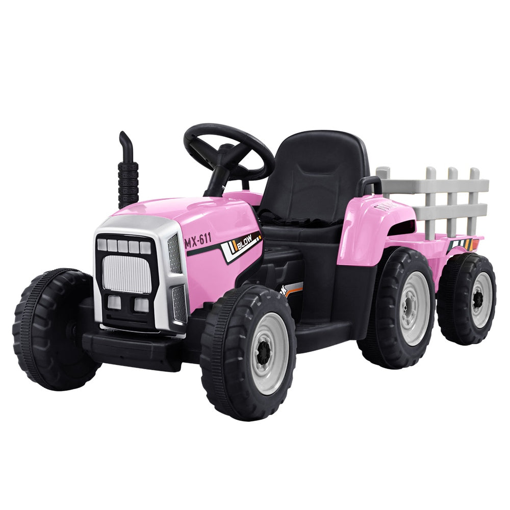 Rigo Kids Electric Ride On Tractor - Pink