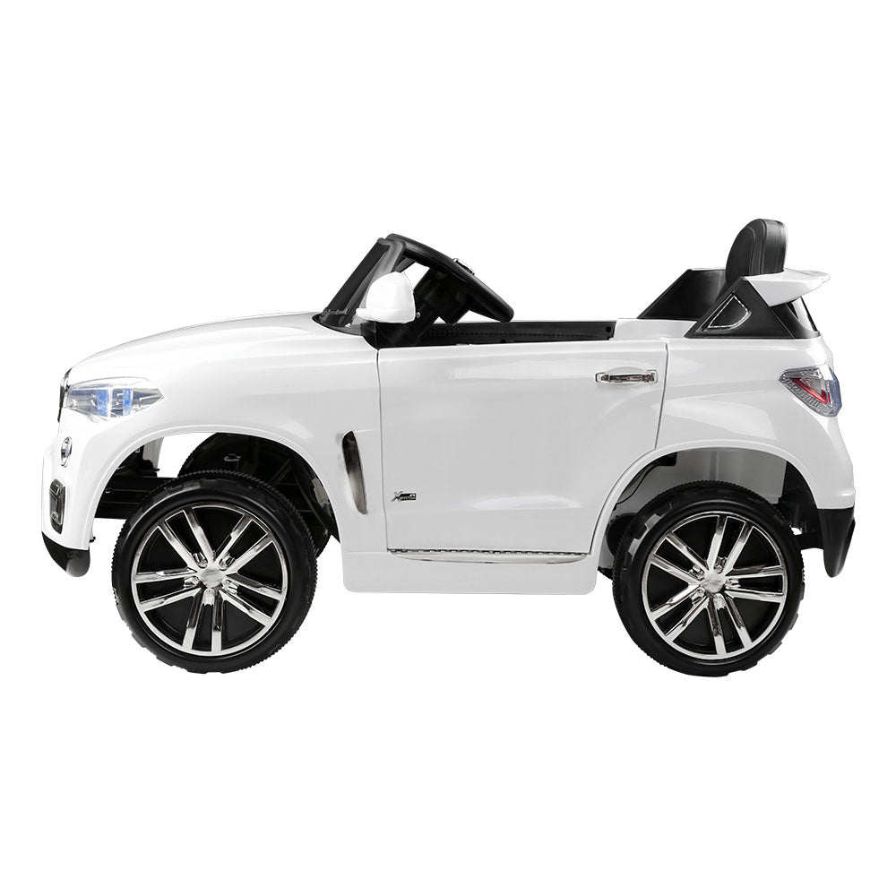 Rigo Kids Electric Ride On Car BMW-Inspired X5 SUV - White