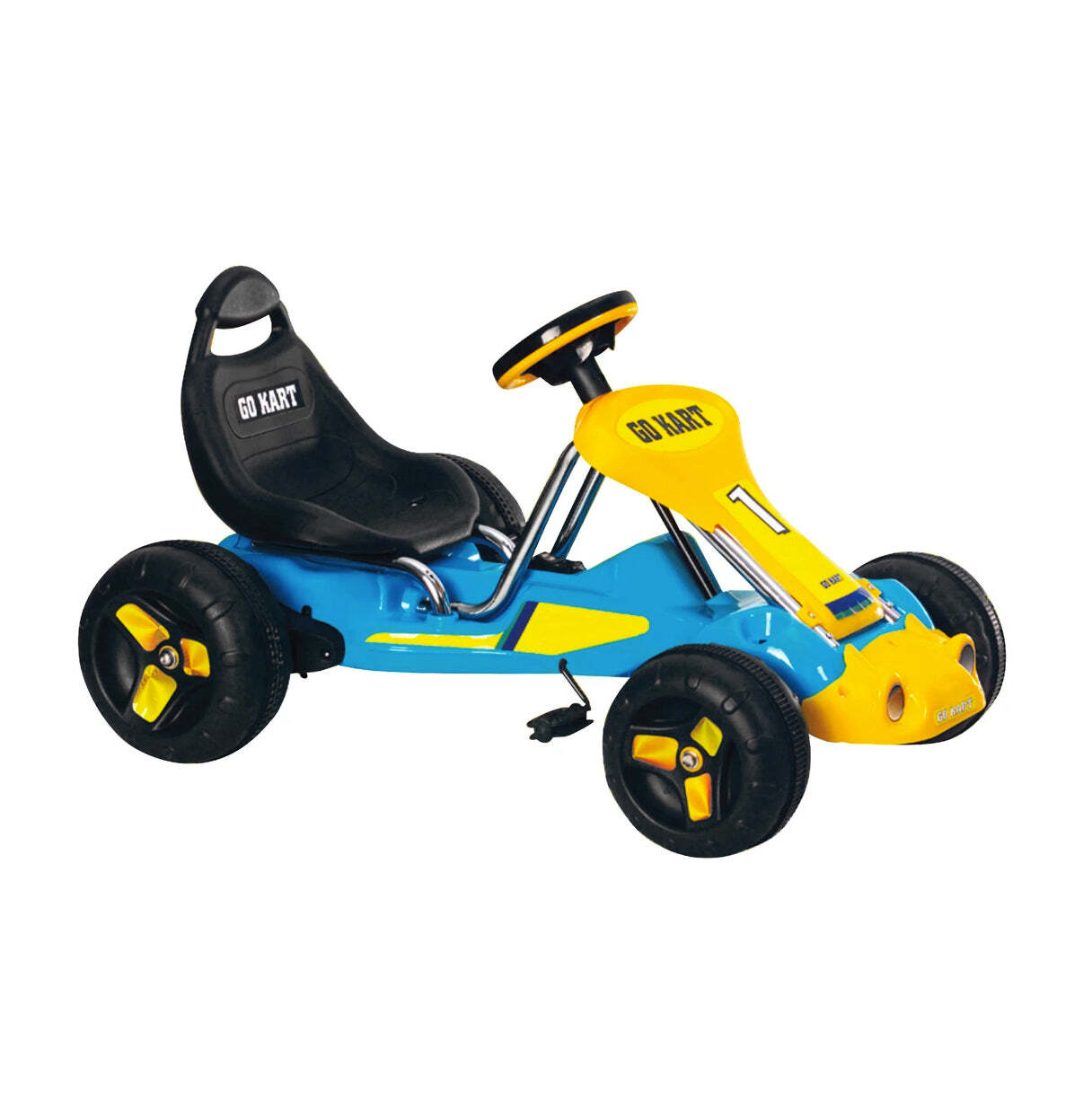 Pedal Powered Childrens Go-Kart - Blue
