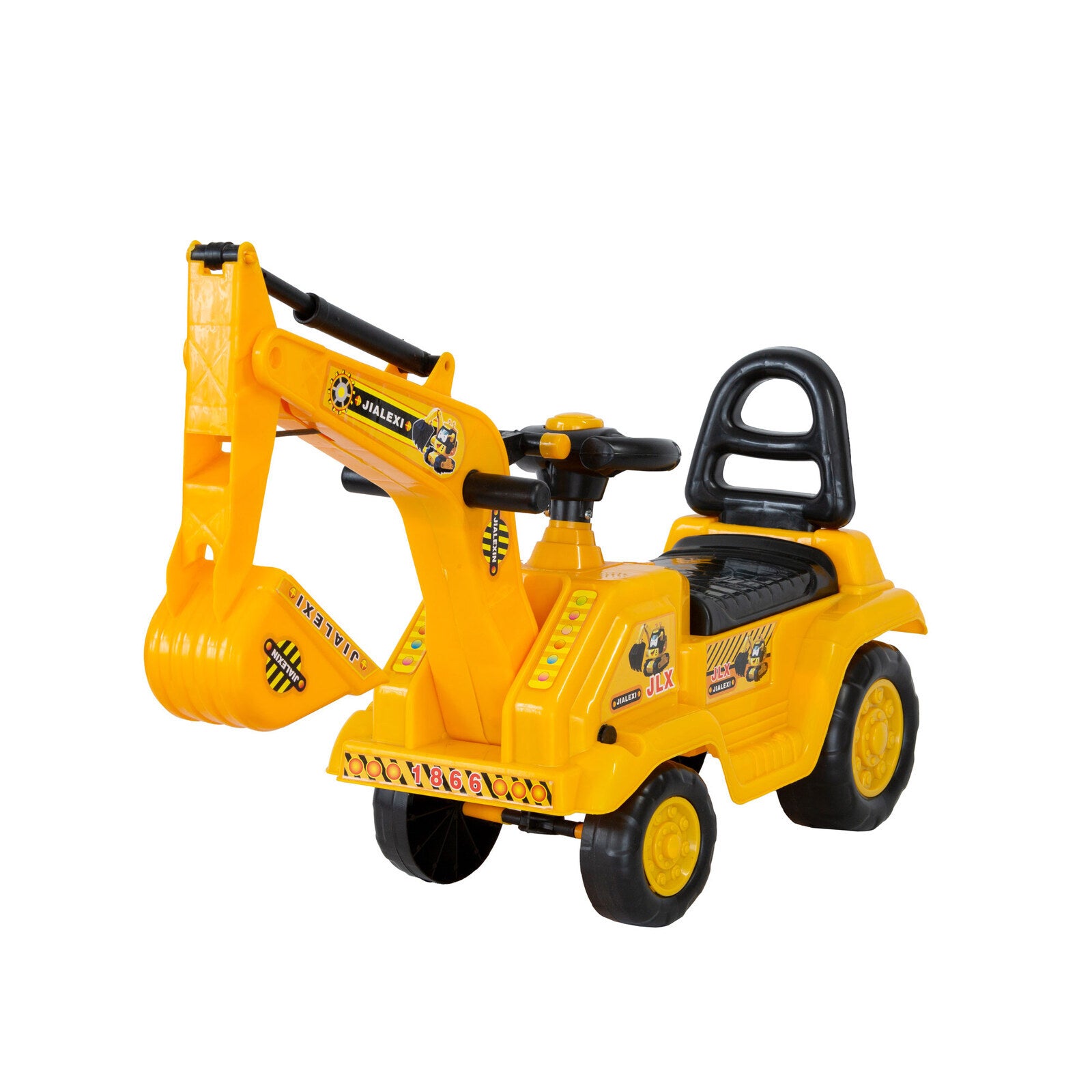 Ride-on Children’s Toy Excavator Truck -Yellow