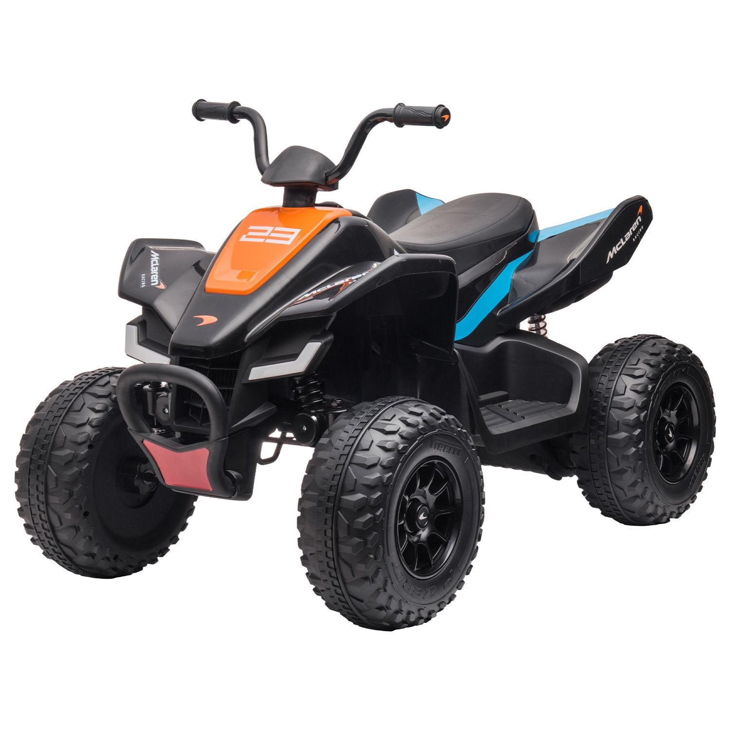 Kahuna Licensed McLaren MCL35 Ride On Electric Quad Bike - Black
