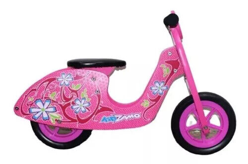 Kidzamo Maria 12" Wooden Balance Scooter for Kids - Pink